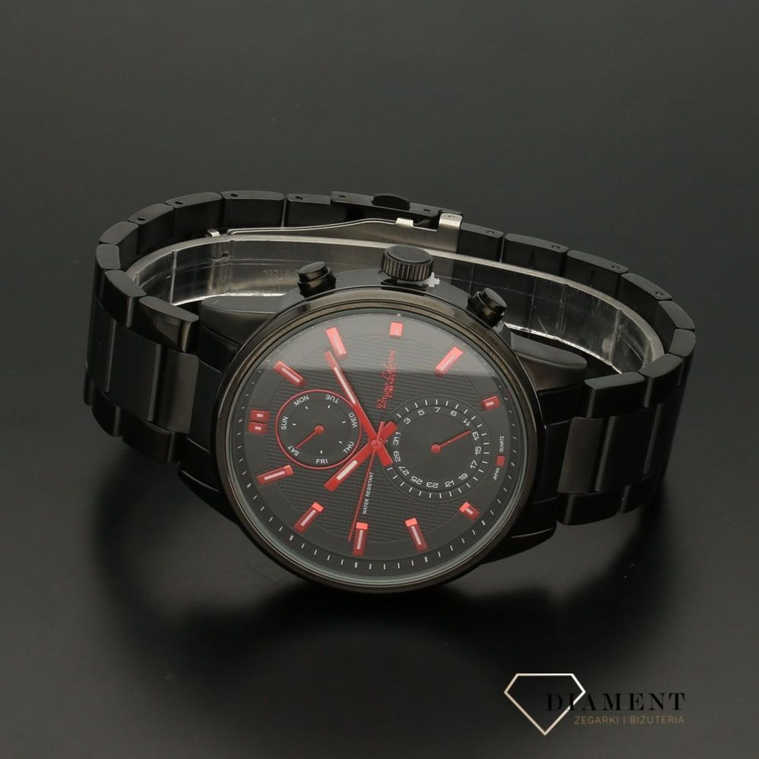 Zegarek męski Bruno BC2875 BLACK z  czerwonymi wskazówkami (1).jpg